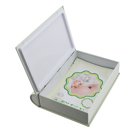 book shape cosmetic tins